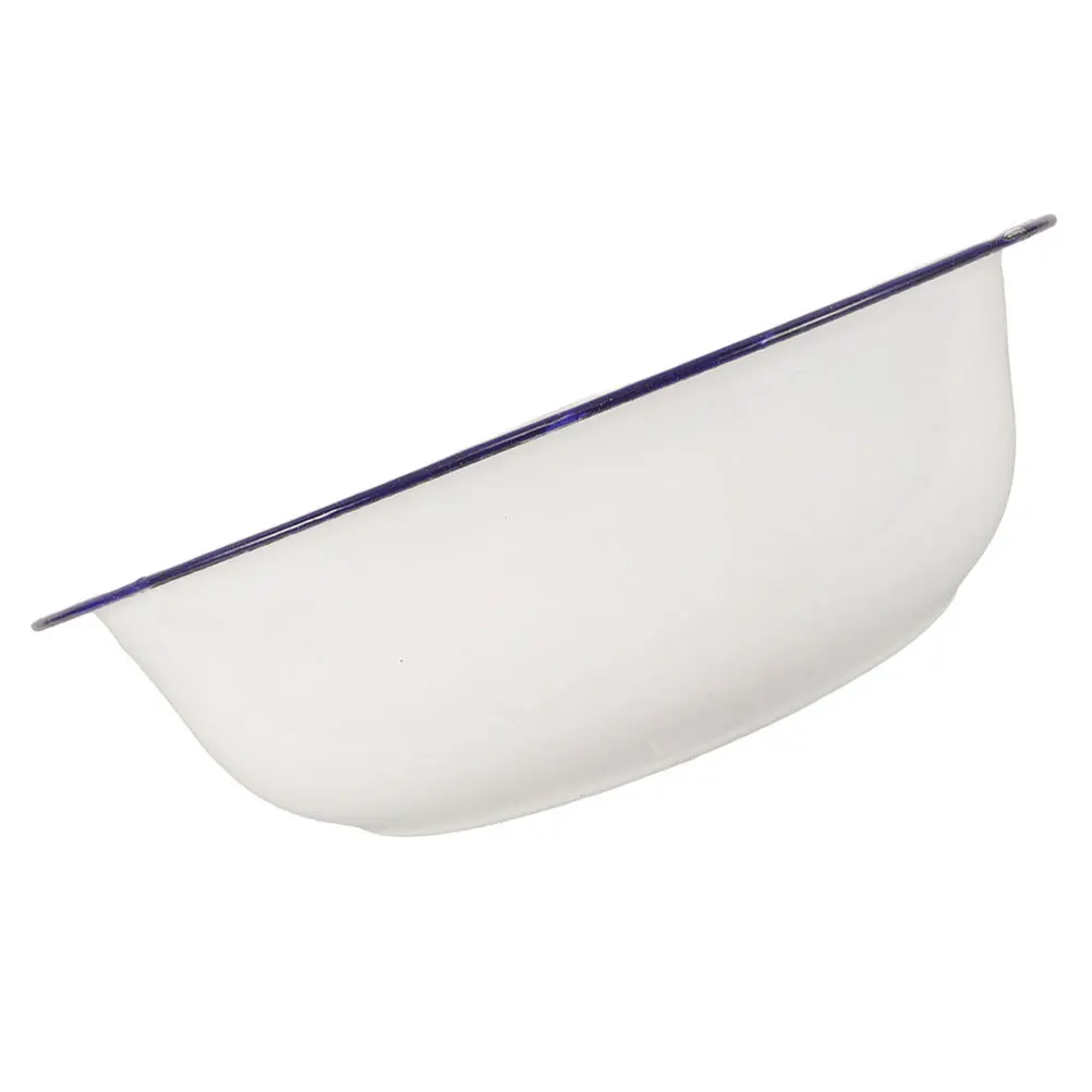 

Vintage Enamel Foot Bath Basin Large Capacity Soaking Tub for Feet Relaxation Portable Foot Spa Bucket for Home Beauty Salon