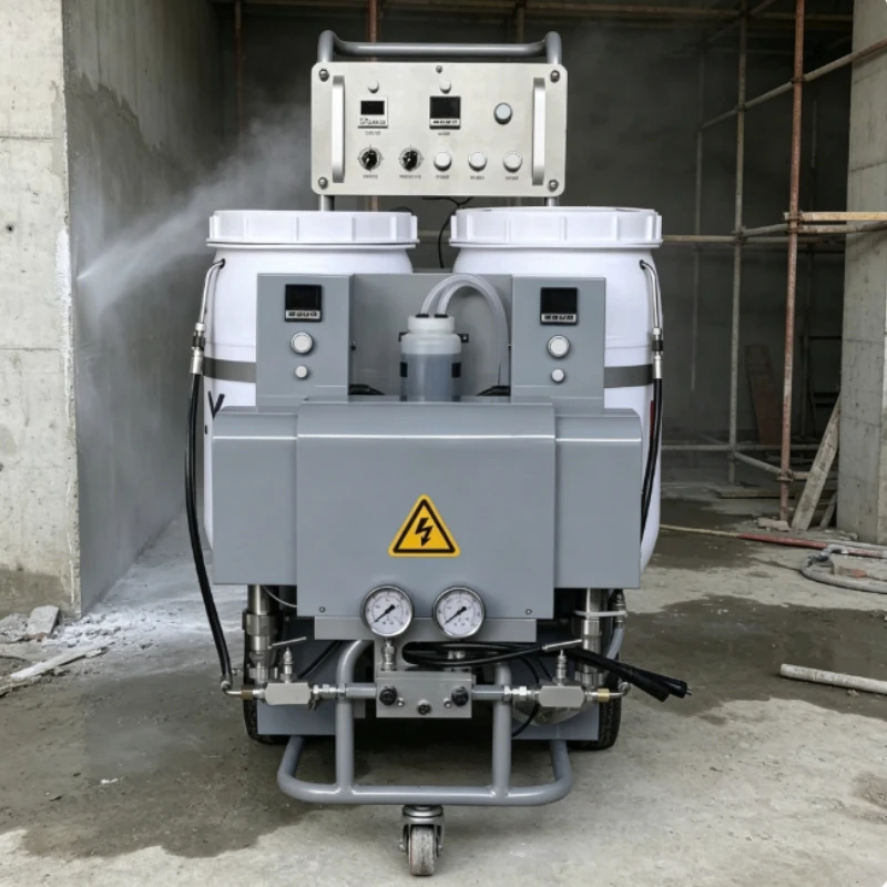 Two Component Hydraulic Polyurethane Spraying Machine High Pressure Foam Unit For Thermal Insulation Waterproof Work