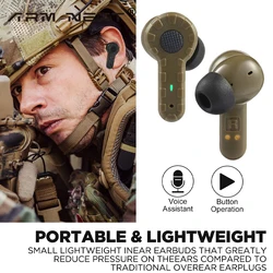 ARM NEXT Noise Reduction Safety Earbuds NRR 27dB Shooters Hearing Protection Earmuffs Shooting Ear Protection Protector