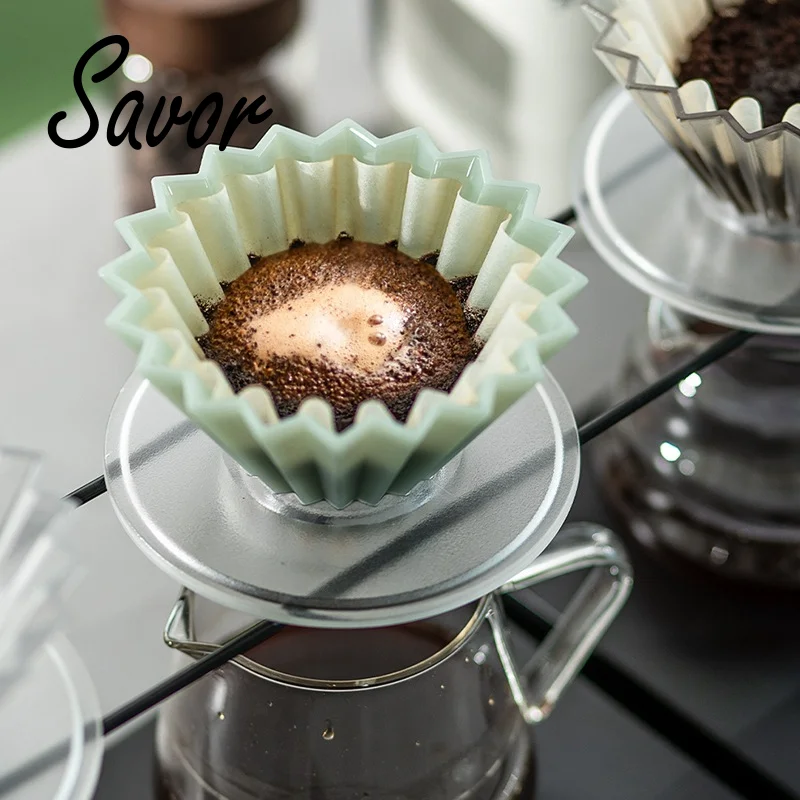 Ceramic Conical drip cup Coffee Filter Cup Pour Over  Maker with Stand  Funnel Dripper Cake   Accessories tool