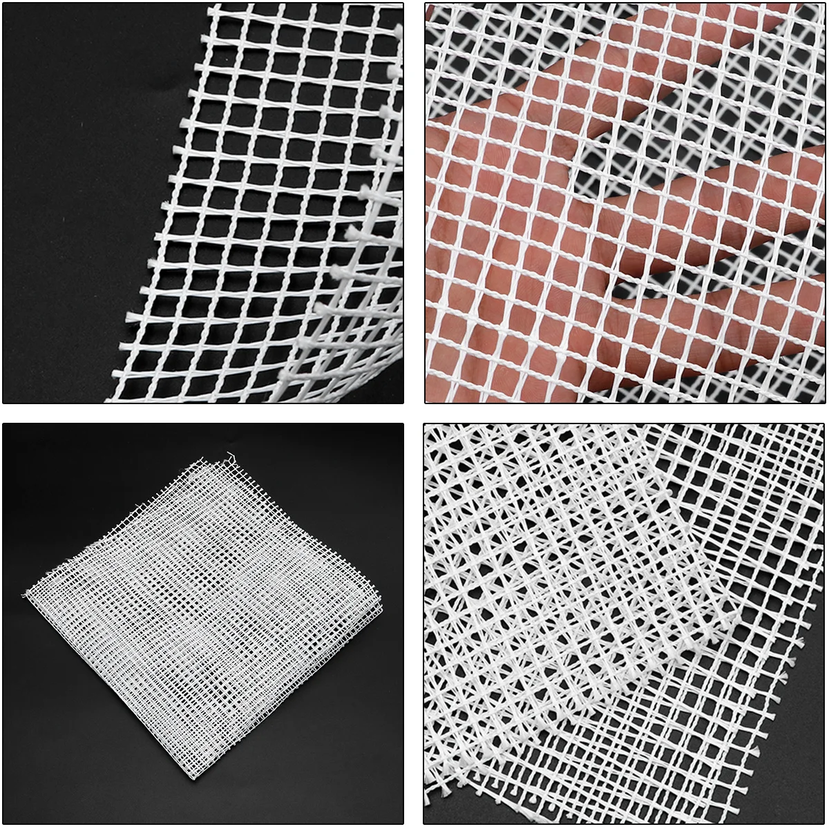 

1Set Carpet Crochet Blanket Embroidery Kit DIY Stereoscopic Mold Tool Set Gridding Cloth 50cm Wooden Handle Craft Supplies