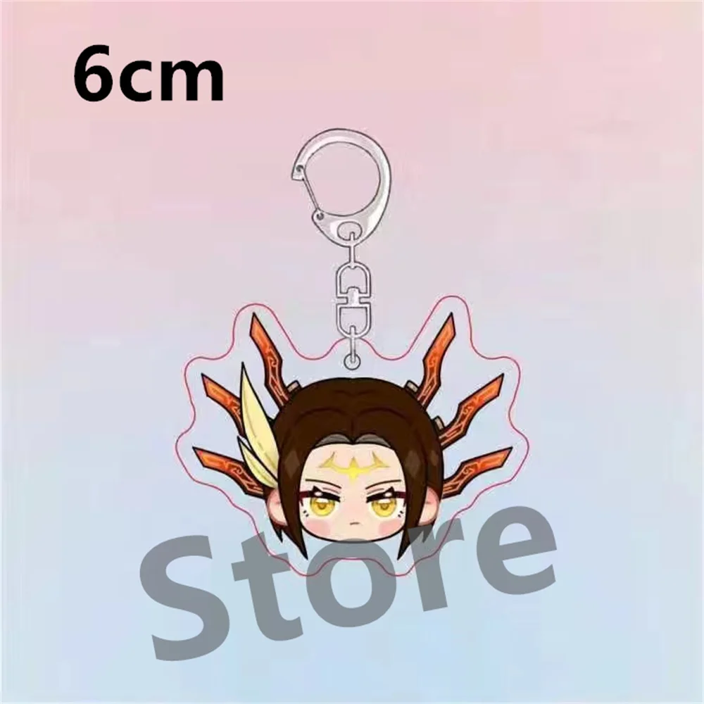 League of Legends Animation Game Peripheral Toy Acrylic Pendants Keychain Garnish Accessory Anime Figures Collection Gift