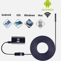 8MM WiFi Borescope Inspection Snake Camera for Motor Engine Sewer Car iPhone Android