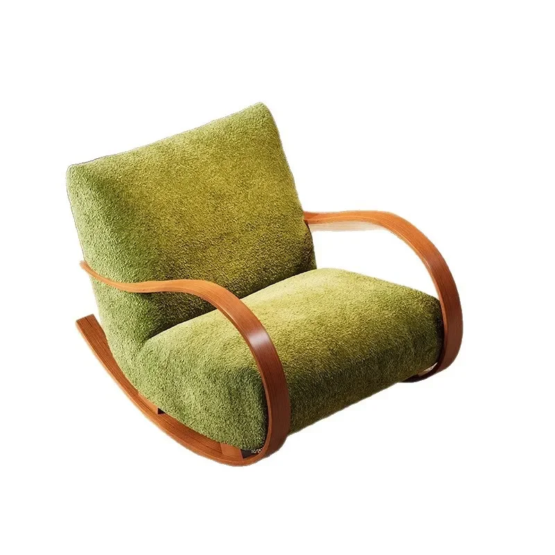 

Medieval style, single sofa chair, bedroom living room home single chair, leisure sofa designer creative rocking chair