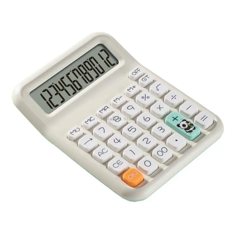 LCD Screen Large Button Calculator 12 Digit Portable For Student