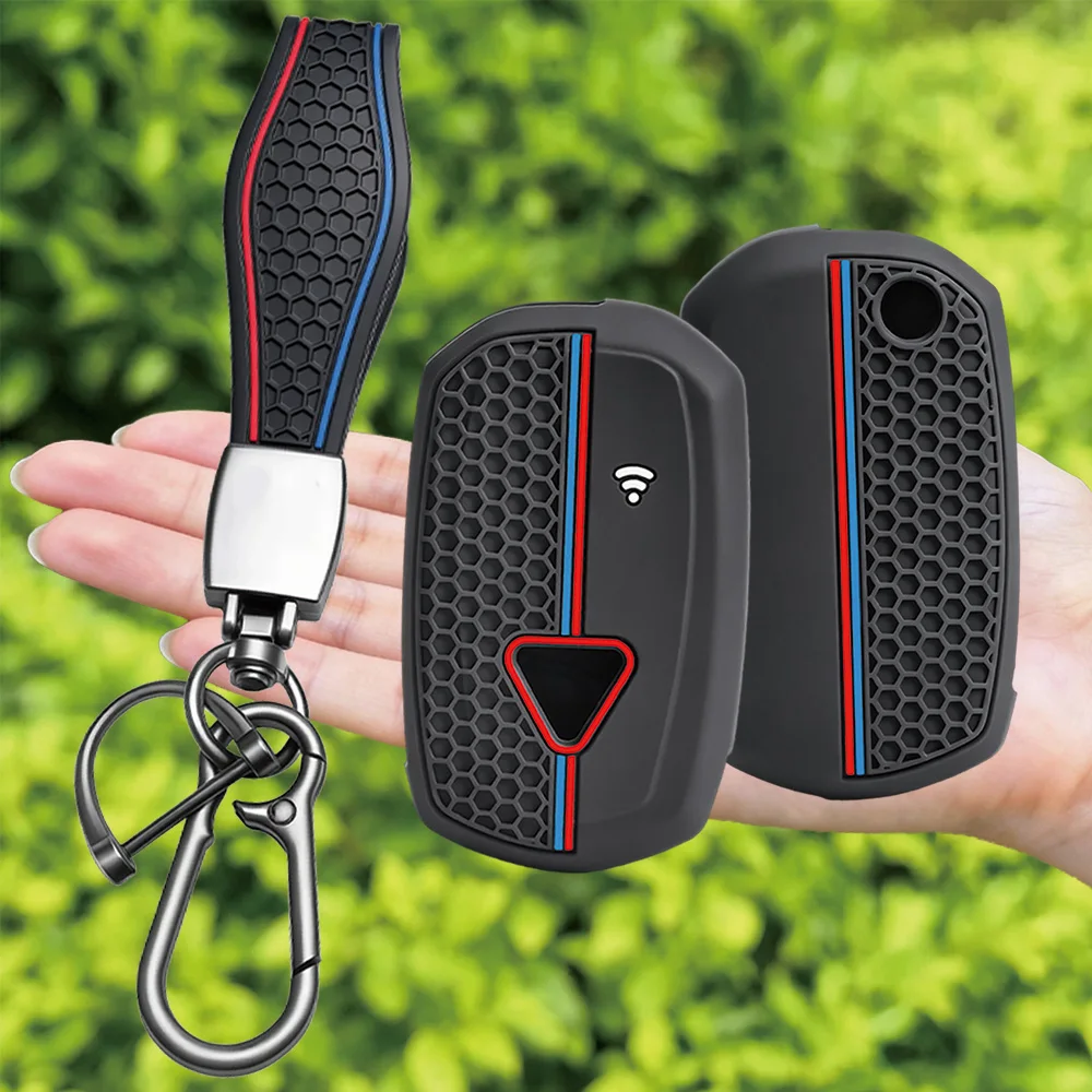 for Triumph Speed Triple XC XE Scramble 1200 Rocket III 2026 Fashion Keychain Silicone Motorcycle Key Cover Key Case Holder