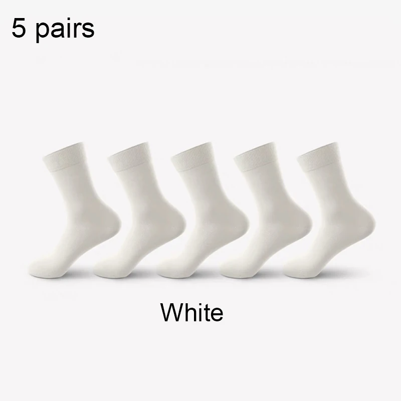 2025 New Men's and Women's Solid Color Medium Tube Luxury Business Disposable Solid Color Socks Breathable and Comfortable