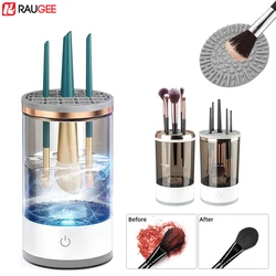 Makeup Brush Cleaner Electric Automatic Makeup Brush Cleanser Portable 3 In 1 Cosmetic Cleaner Electric Automatic Makeup Machine