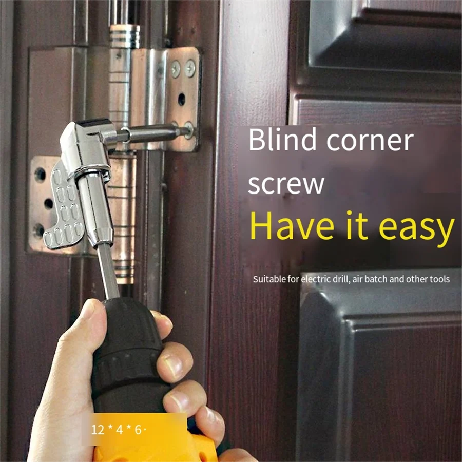 Elektrische hoek van 105 graden, elektrische schroevendraaier, accessoires voor hardwaregereedschap, elektrisch hoekapparaat, elleboog universele flexibele ashoekschroevendraaierbit