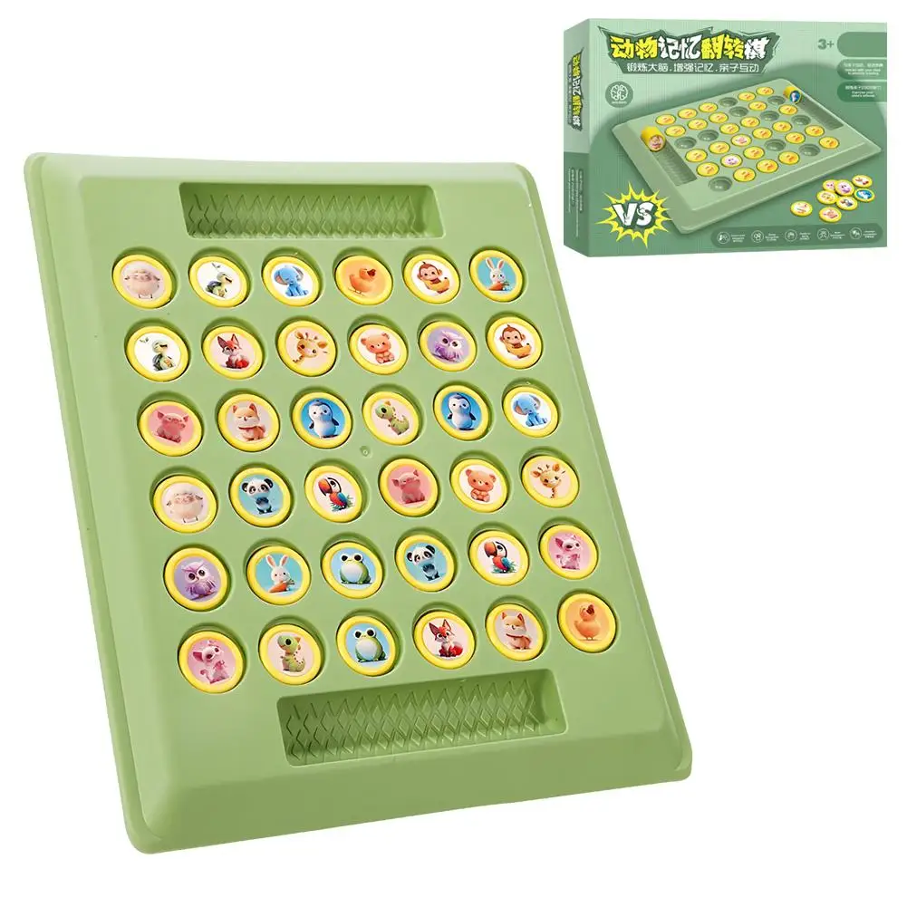 Interactief dierenschaakspel voor twee spelers voor kinderen, een slim ouder-kind interactief puzzel redeneren spel dier T4B1