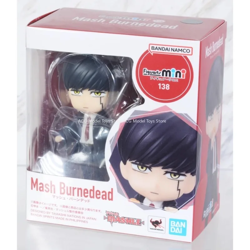 In Stock Original Bandai Figuarts mini Mashle: Magic and Muscles Mash Burnedead Action Figure Toys Collection Model Gift