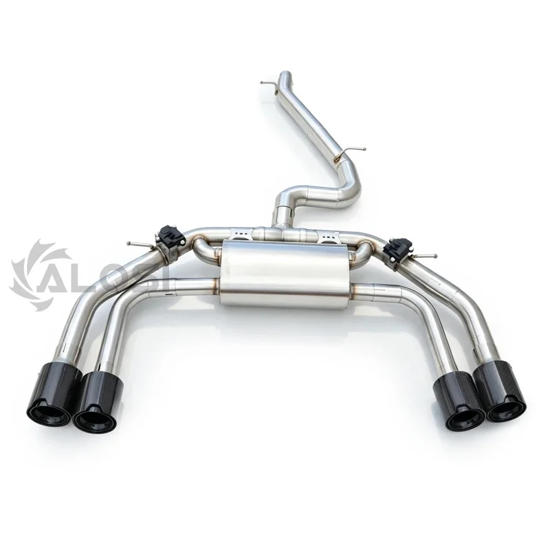 Stainless Steel Electronic Valve Cat Back Exhaust for Volkswagen Golf R/8R  MK8 2.0T 2021+ High-performance Valve Exhaust System view 2