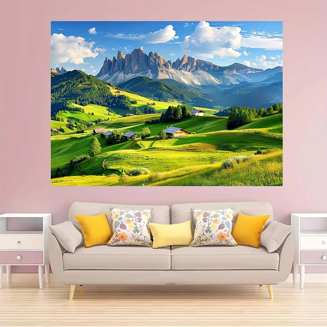 

500/1000/1200/2000PCS Jigsaw Puzzle Mountain Landscape Style Art For Adults Great Weekend Relaxation And Family Fun Gift