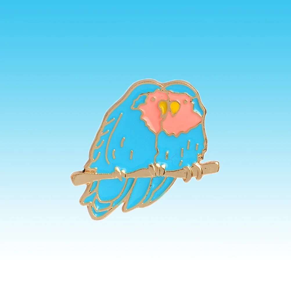 

Animal Brooch Parrot Pin Breast European and American Hard Enamel Women Children's