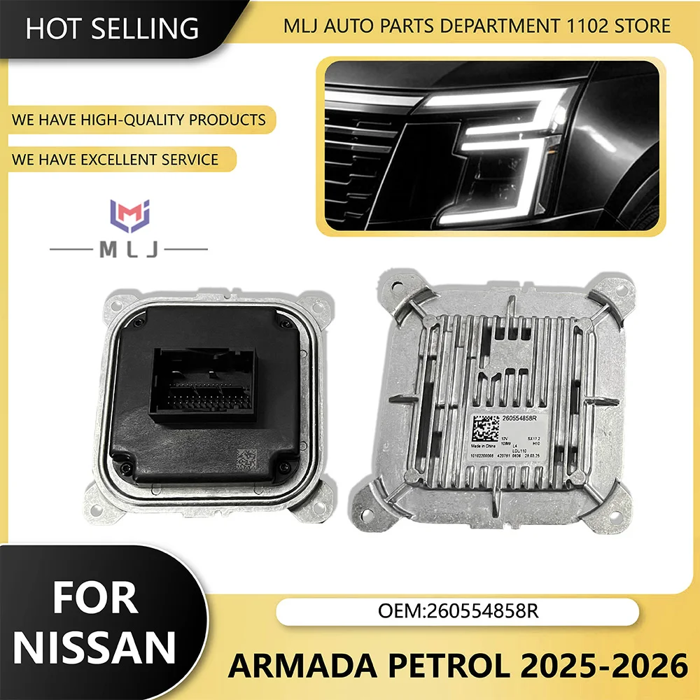 

260554858 For 2025-2026 Nissan ARMADA / PETROL LHD Headlight DRL Ballast Module Unit DRL LED Angel Eye Control Module Unit