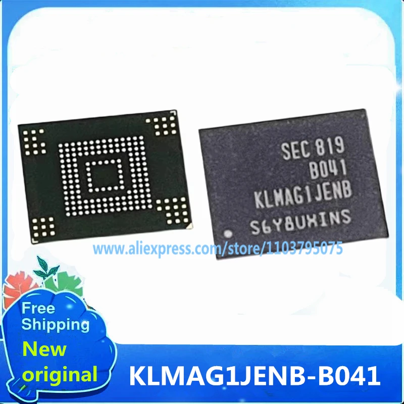 5PCS~20PCS/LOT KLMAG1JENB-B041 KLMAG1JENB B041 BGA153EMMC 5.1 16GB 100% New Spot stock