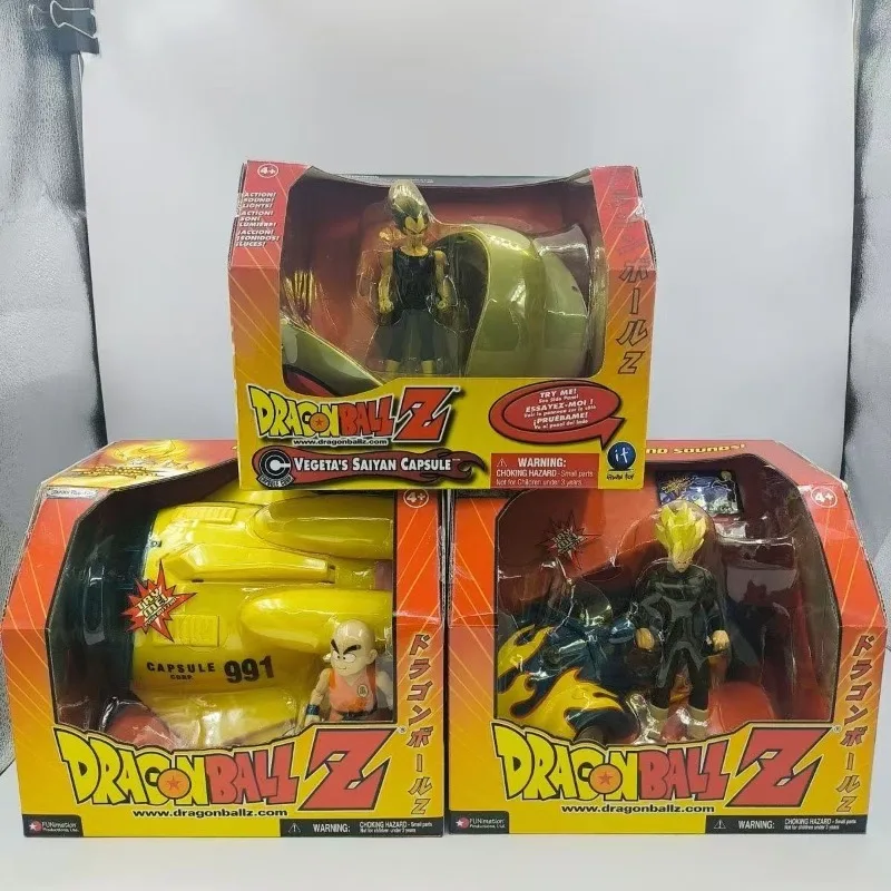 

Dragon Ball Супер Классическая Булма трансформируется в космический корабль Крилин Гохан Кукла Набор игрушек Фигурки Подержанная коллекция моделей