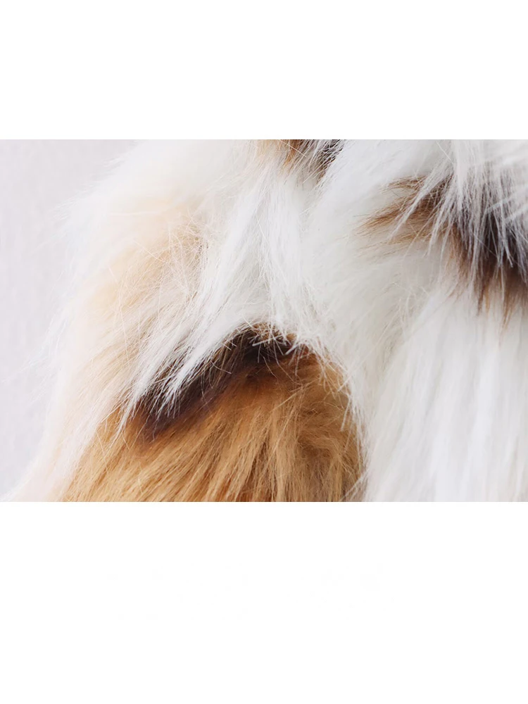 Damska zimowa kurtka z imitacji futra w panterkę, luźny płaszcz z klapami, elegancka, ciepła, codzienna kurtka z długim rękawem.