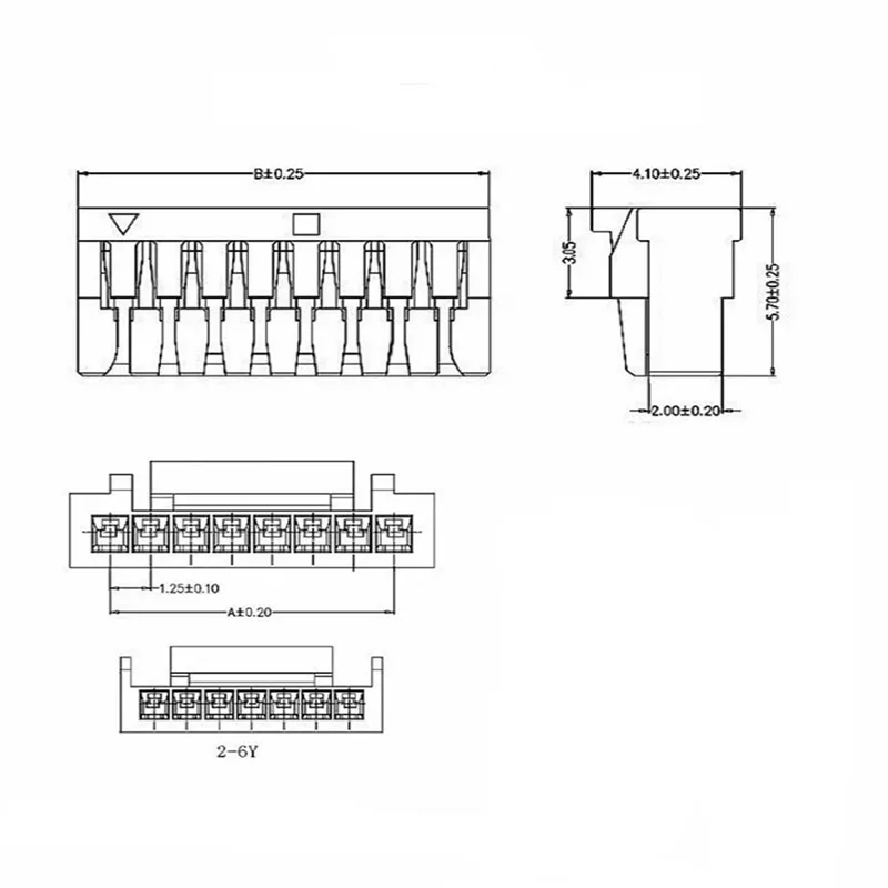 10Pcs JST GH1.25 2/3/4/5/6/7/8/9/10Pin Male Plug Cable Connector 150mm 28AWG Electric Wire GH 1.25mm
