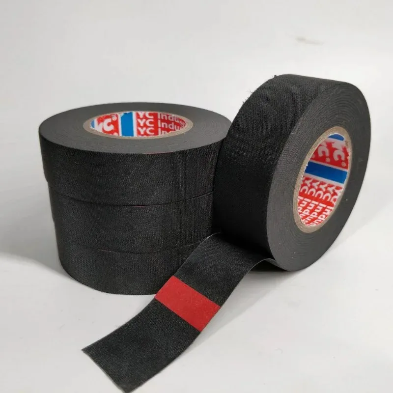 1Pcs Isolierband Wärme Beständig Kabelbaum Band Klebstoff Tuch Band Wasserdichte Band Isolierende Automotive Stoff Tuch Band – Detail 2