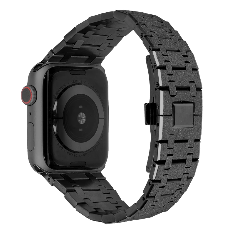 Комплект модификации металла, ремешок для Apple Watch Ultra 49 мм 10 9 8 7 45 мм 46 мм, браслет из нержавеющей стали, ремень iWatch 6 5 4 44 мм