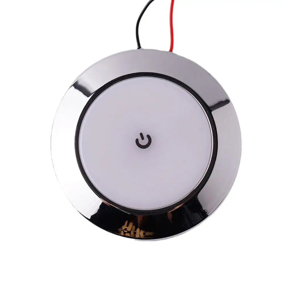 12V Touch Lamp RV Interieur Plafond LED Licht met Dimmer Auto-interieur Led Rond Licht RV Indoor Daklamp voor Camper Boot - afbeelding 2
