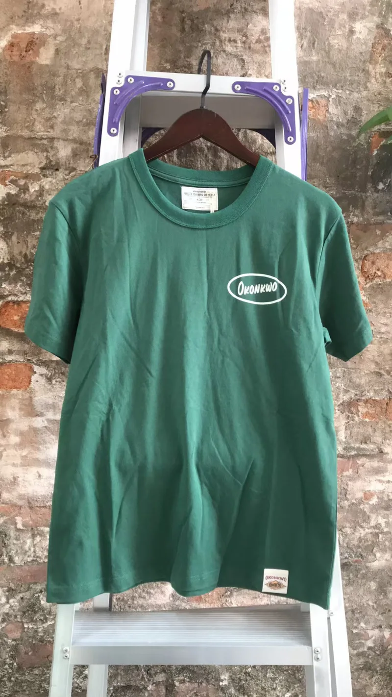 

OKONKWO_Motorcycle helmet printed T-shirt 200g men's round neck short sleeve TEE