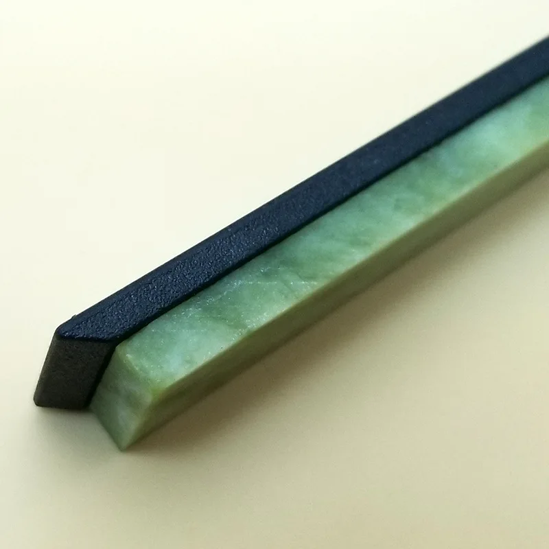 10000 Grit Natural Green Agate Sharpening Stone Whetstone Fine Grinder Polishing Shaved Bar Kitchen Knife Sharpener Tool