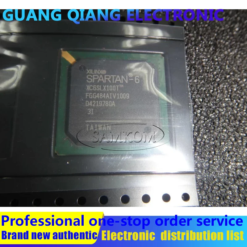 

1 шт XC6SLX100T-3FGG484I IC FPGA 296 I/O 484FBGA