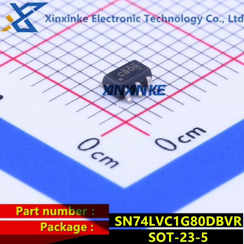 20PCS SN74LVC1G80DBVR C80R C80* SOT-23-5 Flip Flops Positive Edge Trig Single-Ended Logic ICs Brand New Original