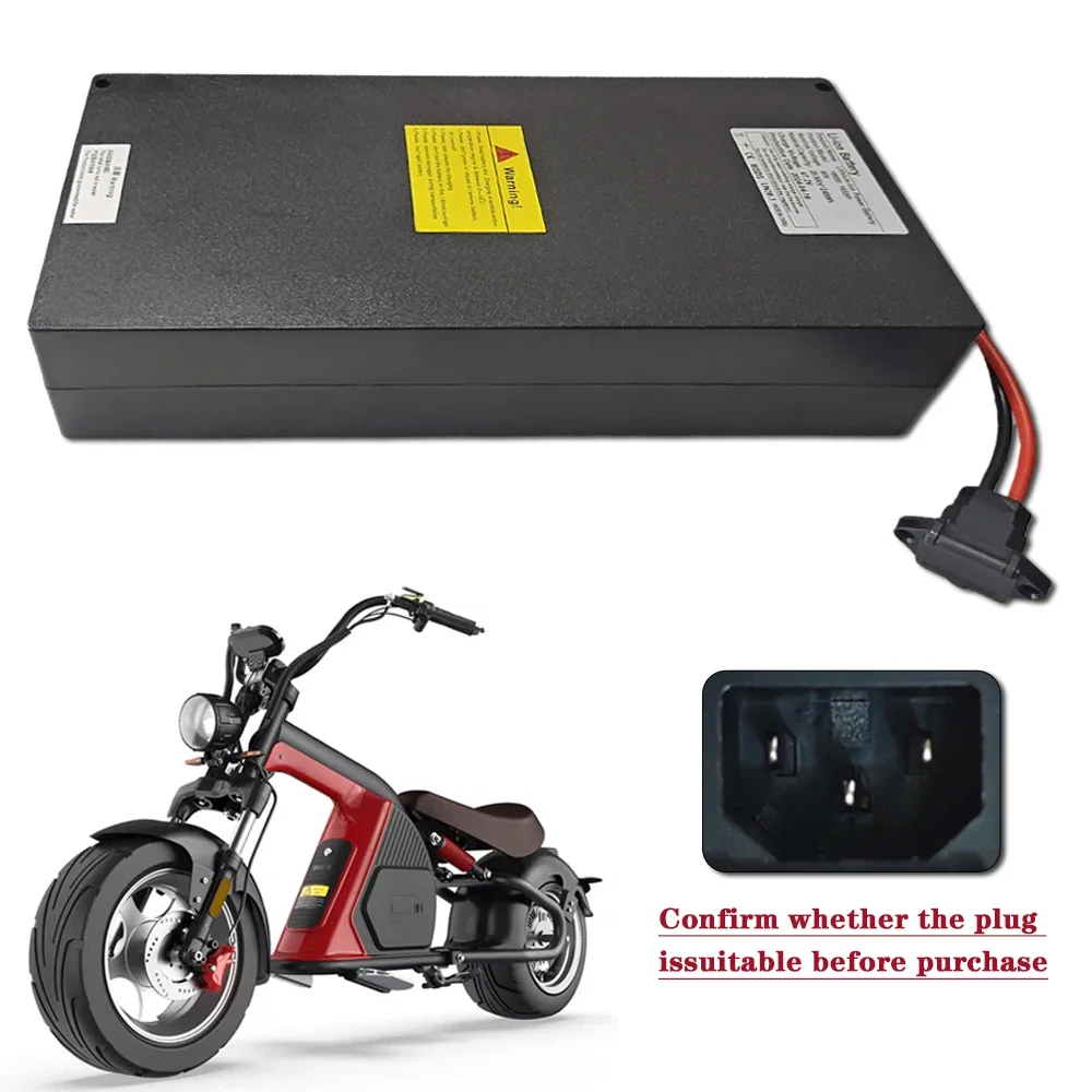 Para harley motor elétrico bicicleta lithuim bateria 60v 30ah baterias de três rodas e scooter citycoco WS-PRO trike