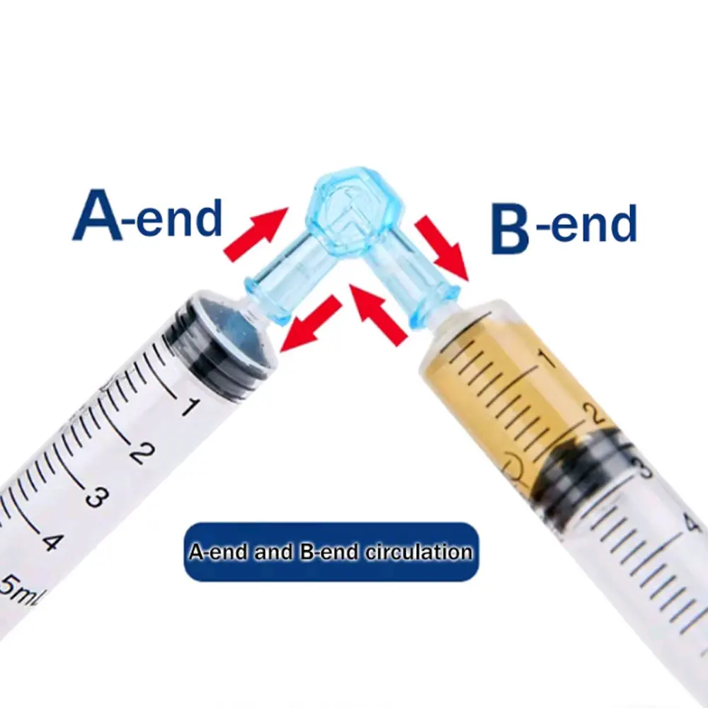 5-50PCS Disposable Suction Tube Two - Way Valve Simple Type Optical Modulator Connecting Conversion Head Accessories