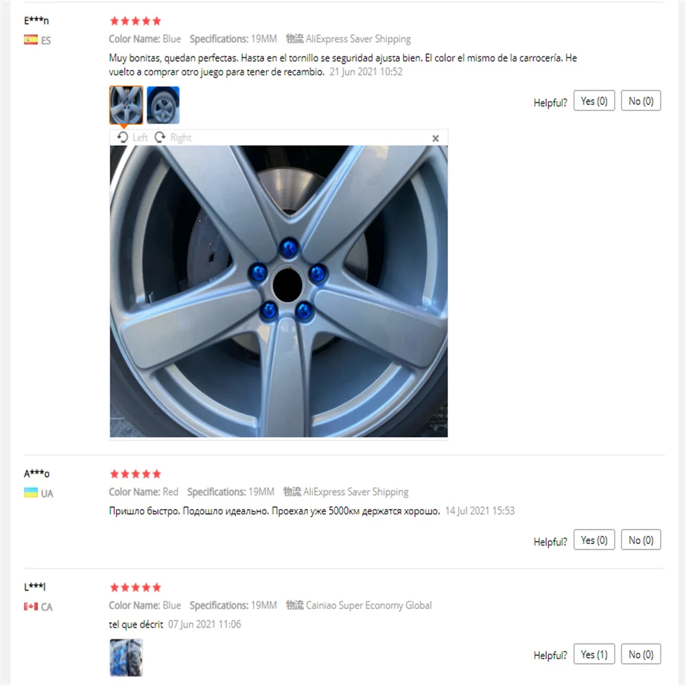 20 Stück Auto-Radmutterkappen Schutz für Peugeot RCZ 206 207 208 301 307 308 406 407 408 508 2008 3008 4008 5008 6008 – Detail 11