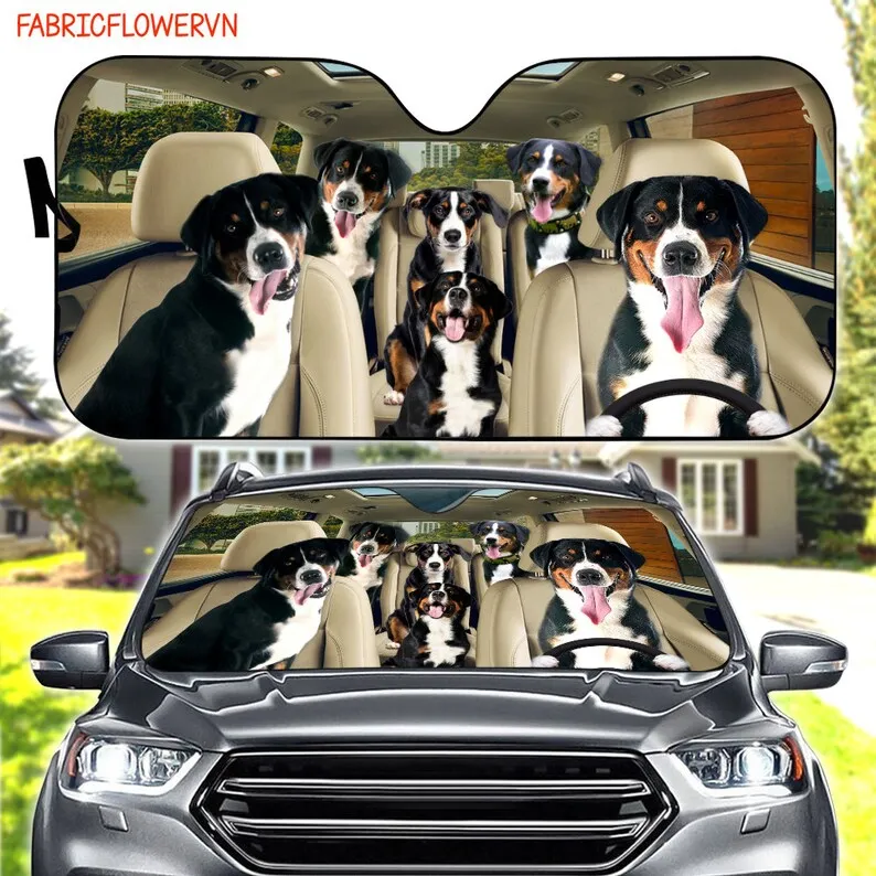 

Appenzeller Sennenhund Car Sunshade, Dog Car Decoration, Dog Windshield, Dog Lovers, Dog Car Sunshade, Gift For Mom, Gift For Da