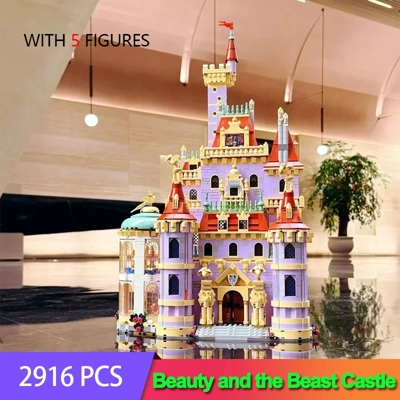 

2916 шт. замок романтическая игрушка Moc 43263 дисплей модульная модель для девочек развивающие строительные блоки подарок на день рождения декоративная игрушка