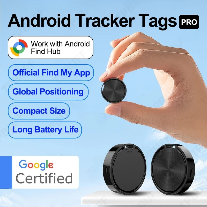 Work With Android Find Hub Bluetooth Gps Tracker Google Find My Airtag Keychain Smart Tag Smart Life Security Alarm free Shippin