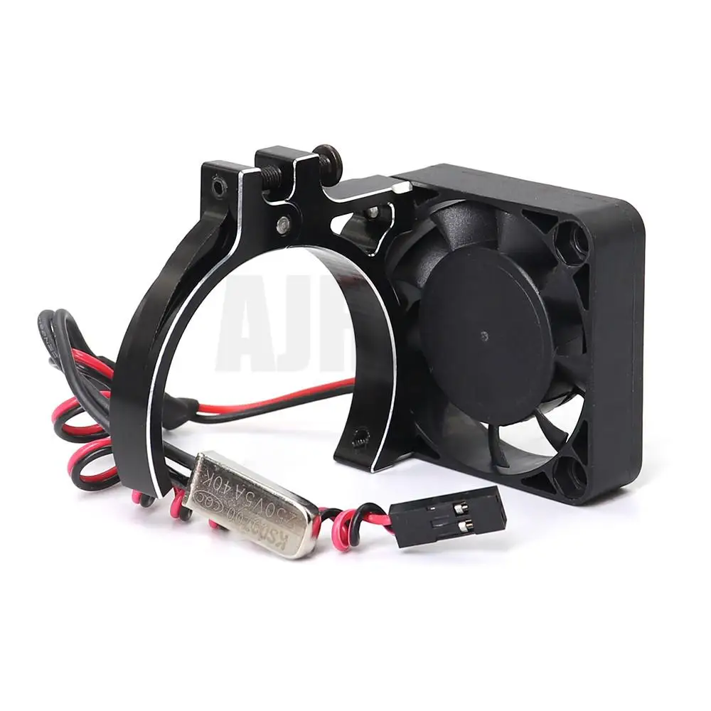 Professional 42MM Motor Temperature Control Cooling Fan Motor Heatsink for TRX4 E-REVO UDR SCX10 RC Car Accessories