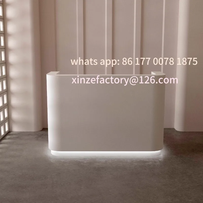 Customizable Small shop checkout page counter simple modern clothing store beauty salon paint front desk women's front desk