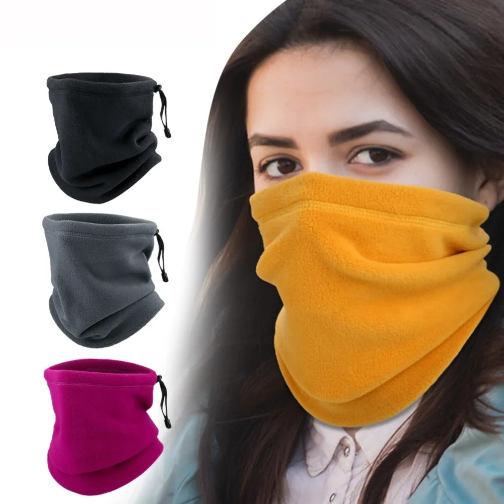Inverno pescoço mais quente gaiter cachecol ajustável caminhadas ciclismo esportes à prova de vento velo máscara facial de esqui para homens mulheres tempo frio