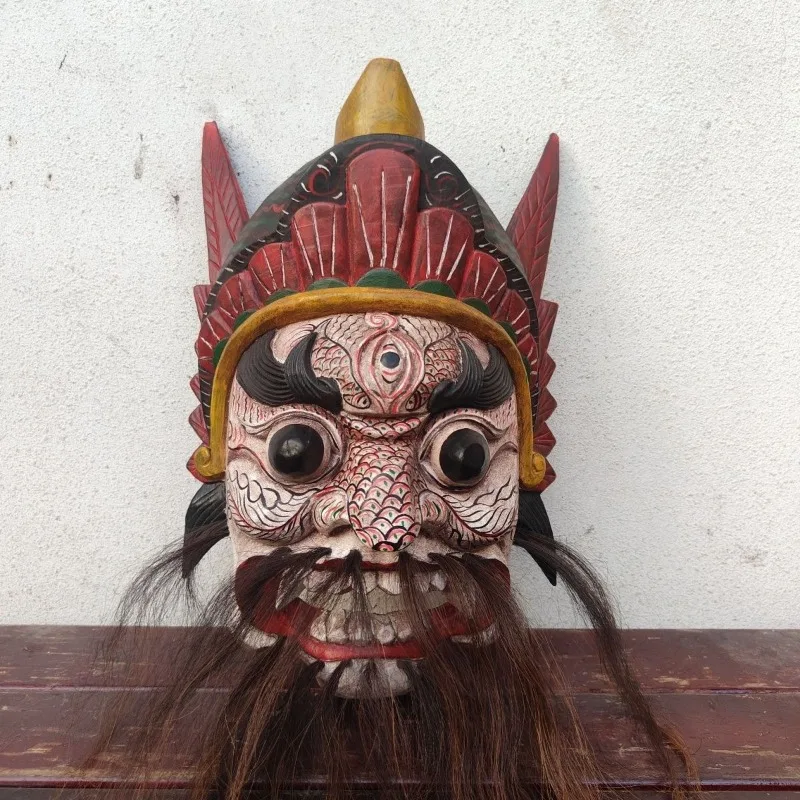 Nuo Opera Mask Wood…