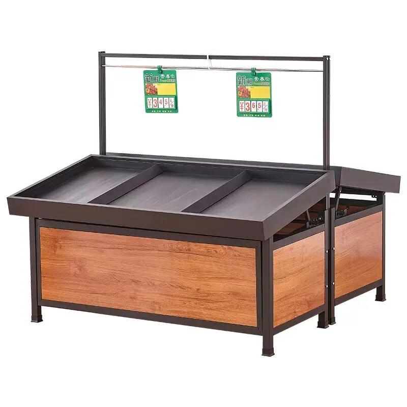 

Supermarket Fruit and Vegetable Display Shelf Fresh Shelf Convenience Store Multifunctional Shelf