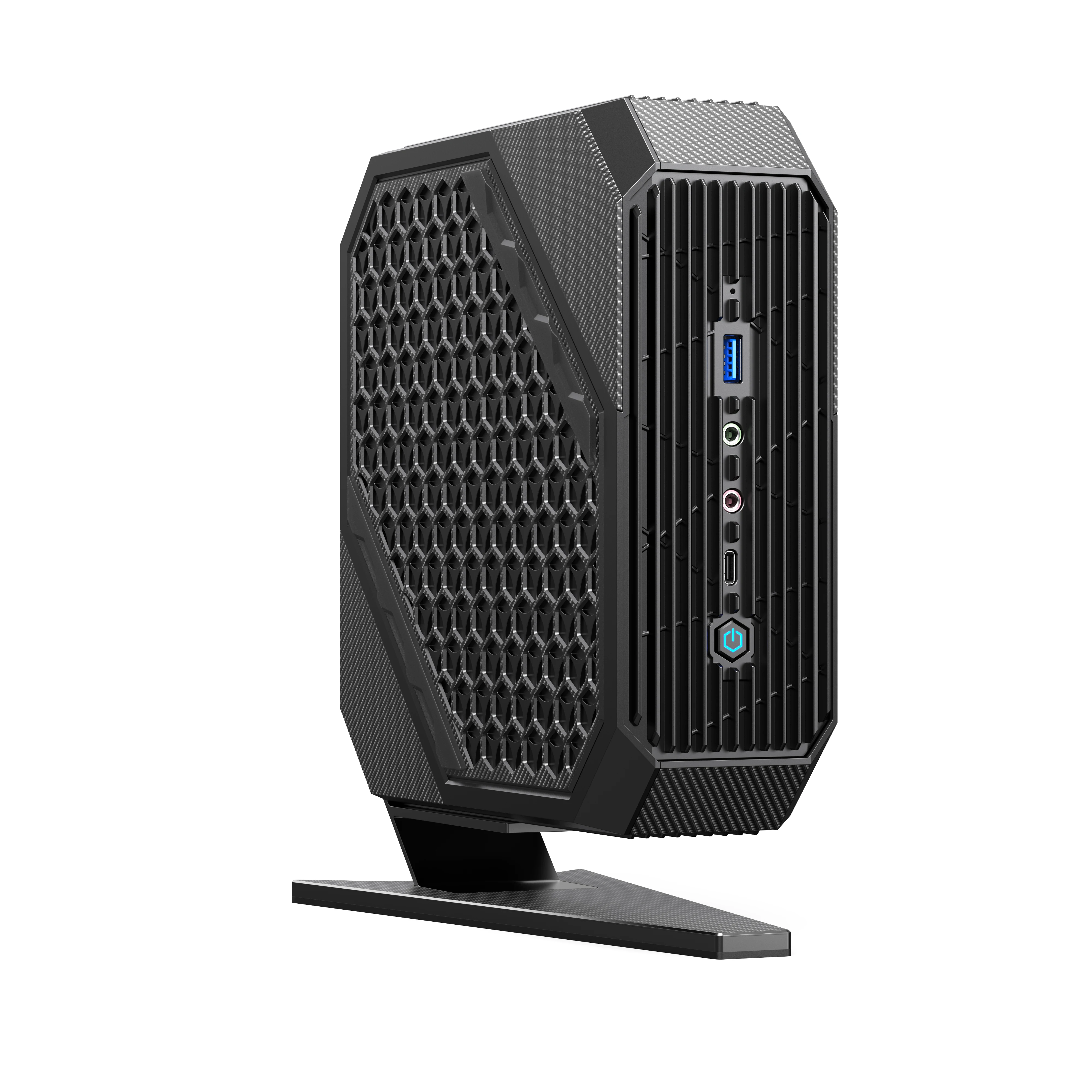 Oushedi 미니 PC 데스크탑 게임용 컴퓨터, HX99G, AMD Ryzen 9, 6900HX, AMD Radeon RX, 6600M, 윈도우 11 프로, DDR5, 64GB, 1TB, SSD, HD, USB4