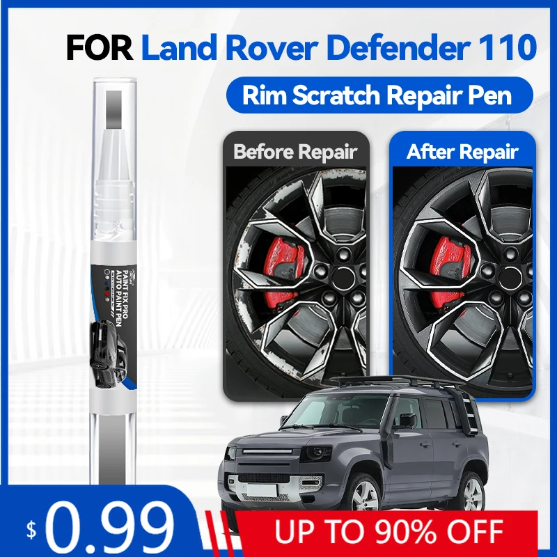 

Карандаш для подкраски колесных дисков для LAND ROVER Defender 110, карандаш для ремонта автомобильной краски, аксессуары для ремонта царапин, цвет Fuji White Santorini Bl
