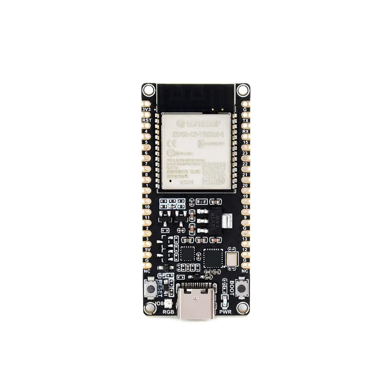 ESP32-C6 Microcontroller WiFi 6 Development Board for ESP32-C6 160MHz Single-Core Processor Supporting USB and UART