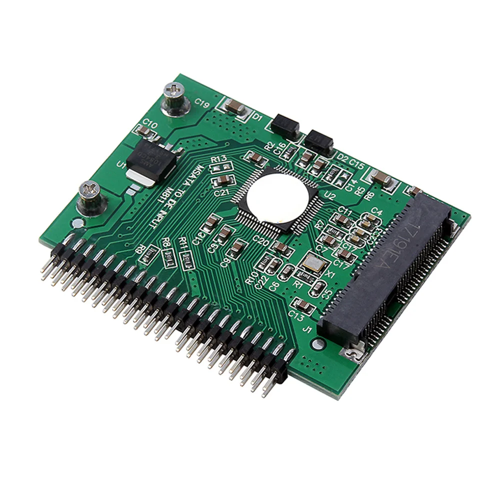 AEE7-MSATA SSD To 44 Pin IDE Converter Adapter As 2.5 Inch IDE HDD PCI E Express Sata Converter Adapter For Laptop