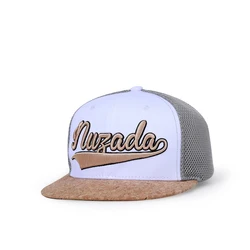 NUZADA Original Men Women Hip Hop Cap Dimensional 3D Embroidery Cotton Mesh Hats Spring Summer Breathable Mesh Couple Caps