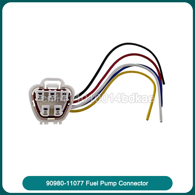 90980-11077 5 Pin Fuel Pump Connector Plug Pigtail Wiring Harness Female Socket Electrical Connector Auto Replacement Part