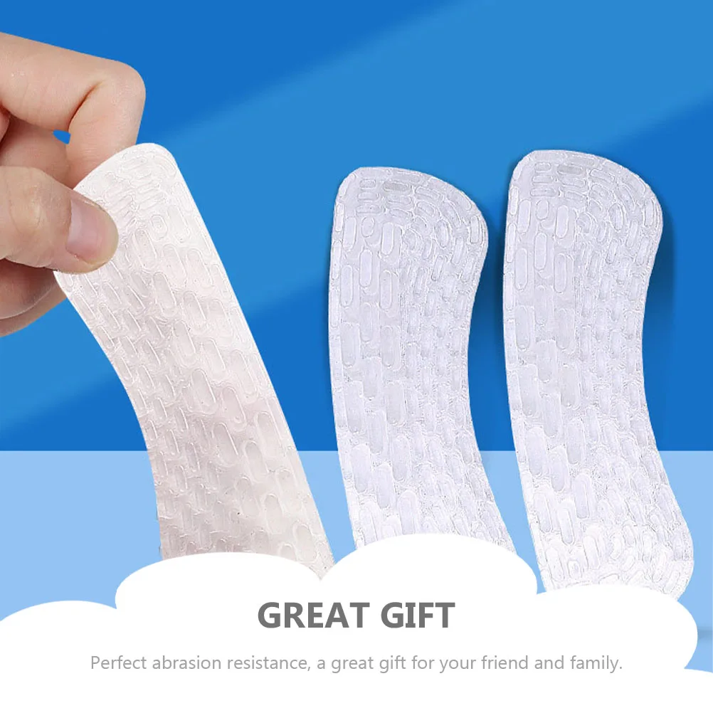 

4 Pairs Breathable Non-Slip Heel Pads Anti-Wear Anti-Drop Heel Liners Comfortable Cushions Rear Sticker For High Heels