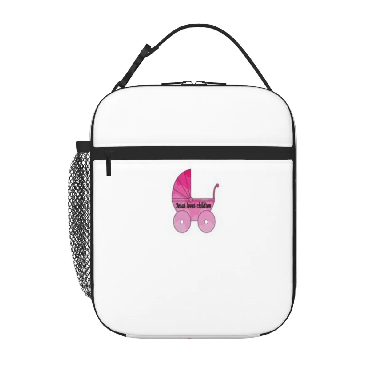 Hot Sale Jesus Loves Children Everyday Use Cooler Lunch Bag Classroom Meal Food Cooler Bag