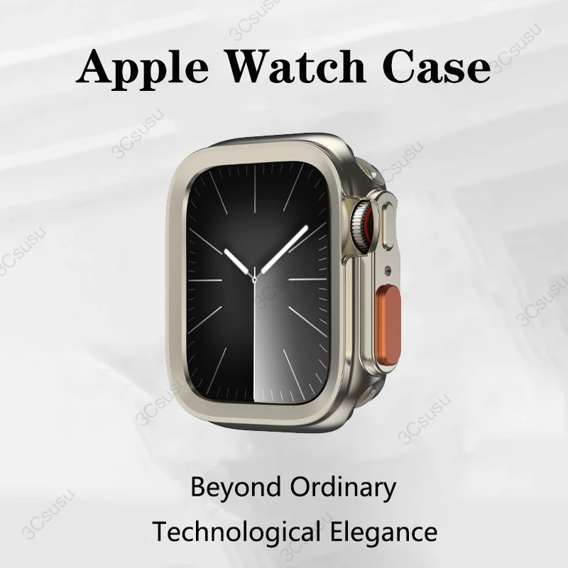 Case for Apple Watch 9 8 7 45mm 41mm 44mm 40mm Soft TPU Shockproof Protective Full Bumper Cover for iwatch series 6 5 4 SE 3 2 1